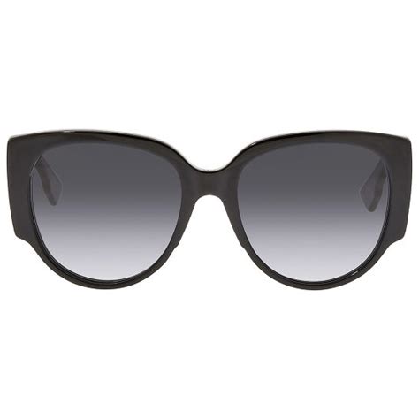 Dior Night Grey Gradient Cat Eye Men's Sunglasses 